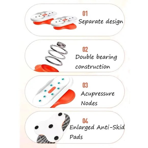 Twisting Weight Loss Split Waist Plate Gym Equipment Waist - Picture 12 of 12